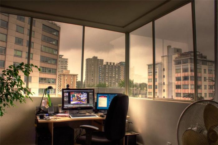 комфортное рабочее место дома