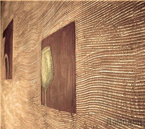 текстурная краска для интерьера квартиры