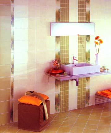 отделка стен керамической плиткой